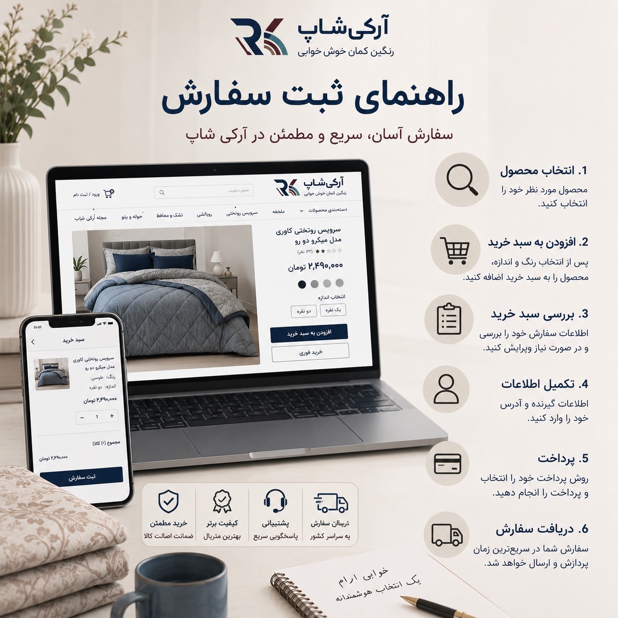 اشتباهات رایج هنگام خرید روتختی و سرویس خواب