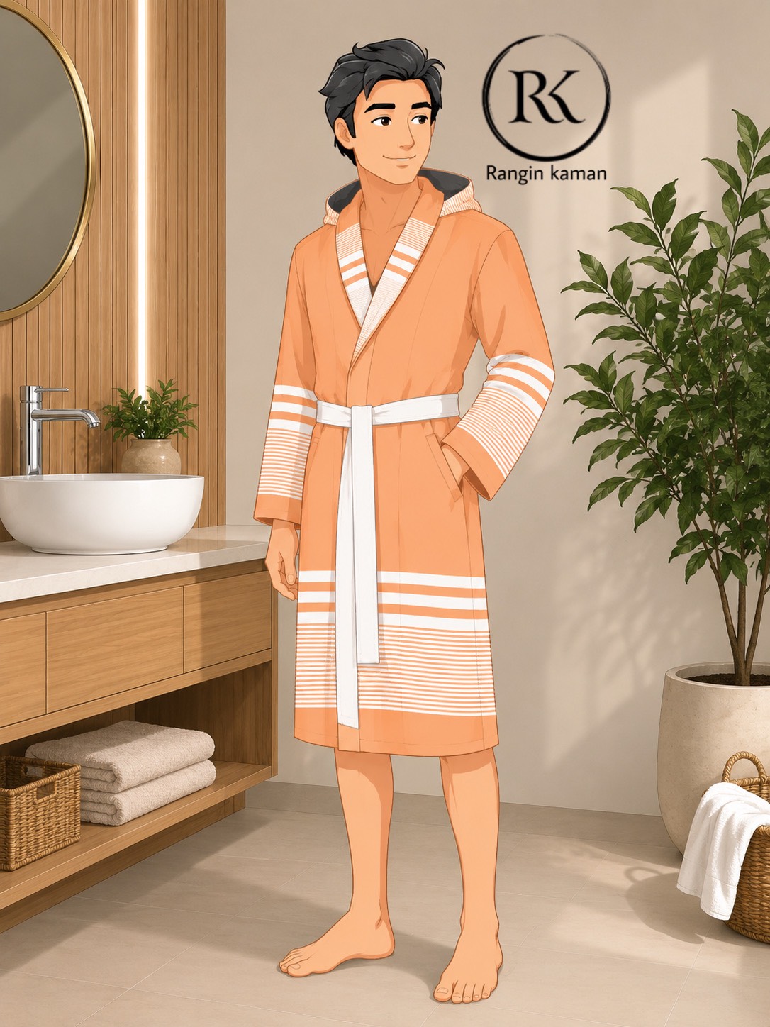 حوله پالتویی نخی یزدی