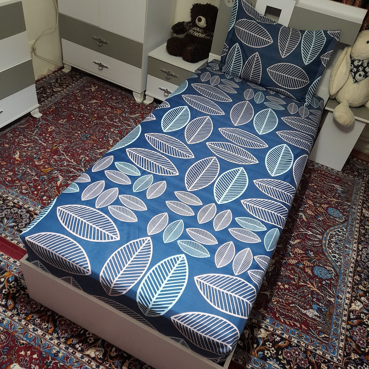سرویس روتختی لحافدار ۱ نفره ۴ تکه، برند رنگین کمان مدل ماکائو
